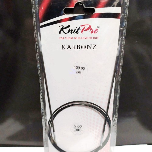 41201 Карбонові спиці Karbonz KnitPro 2мм 100см