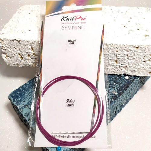 20361 Спиці кругові Symfonie Wood KnitPro 2.00 мм 100 см