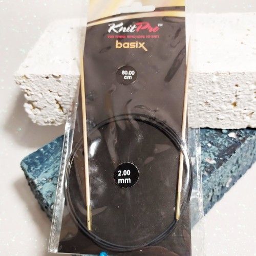 Спиці дерев'яні Basix Birch KnitPro 2,0мм 80см 35376