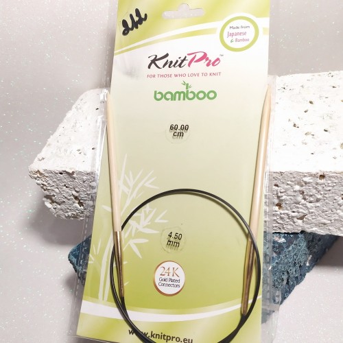 22228 Спиці кругові Bamboo KnitPro 4,5мм 60см