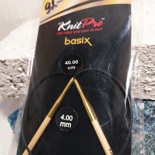 Спиці дерев'яні Basix Birch KnitPro 4,0мм 40см 35308
