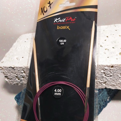 Спиці дерев'яні Basix Birch KnitPro 4,0мм 100см
