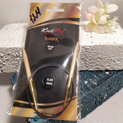 Спиці дерев'яні Basix Birch KnitPro 6,0мм 40см