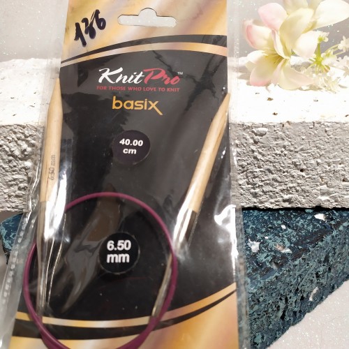 Спиці дерев'яні Basix Birch KnitPro 6,5мм 40см