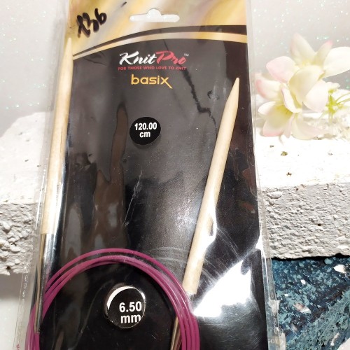 Спиці дерев'яні Basix Birch KnitPro 6,5мм 120см
