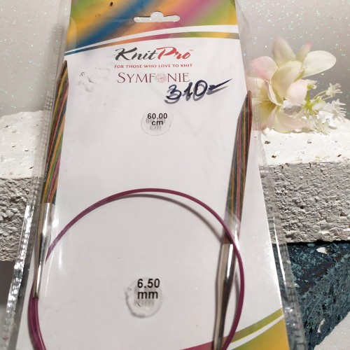 20395 Спиці кругові Symfonie Wood KnitPro 6,5 мм 50см
