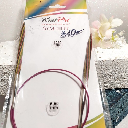 21327 Спиці кругові Symfonie Wood KnitPro 6,5 мм 60см