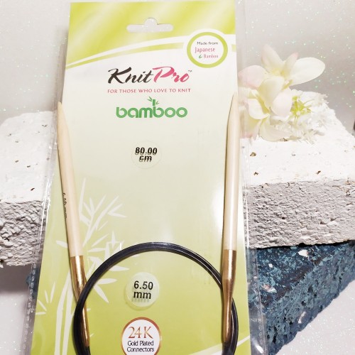 22252 Спиці кругові Bamboo KnitPro 6,5мм 80см