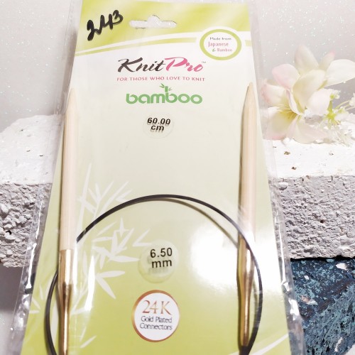 22232 Спиці кругові Bamboo KnitPro 6,5мм 60см