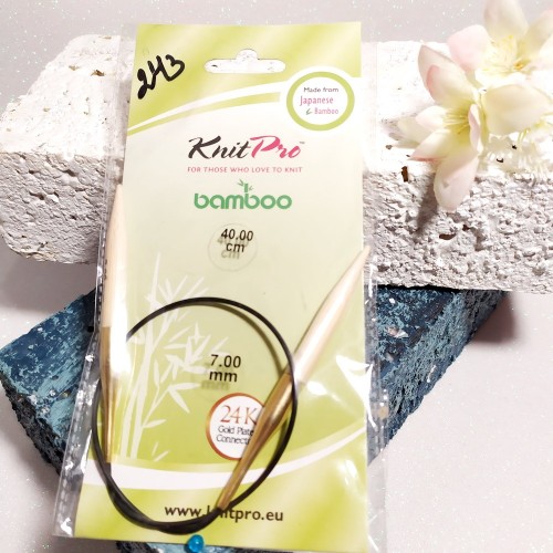 22274 Спиці кругові Bamboo KnitPro, 100 см, 8.00 мм