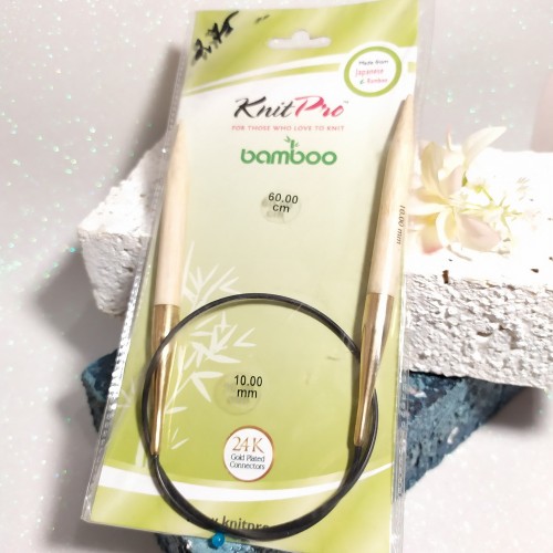 22236 Спиці кругові Bamboo KnitPro 10,0мм 60см