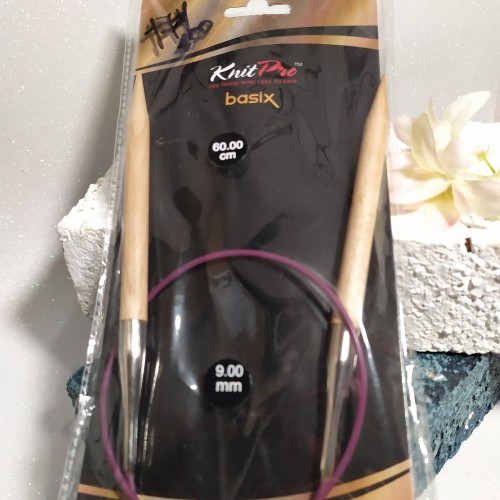 Спиці дерев'яні Basix Birch KnitPro 9,0мм 60см