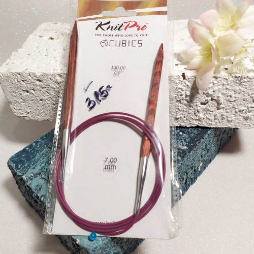 Спиці кругові Cubics KnitPro 7,0 мм 100см