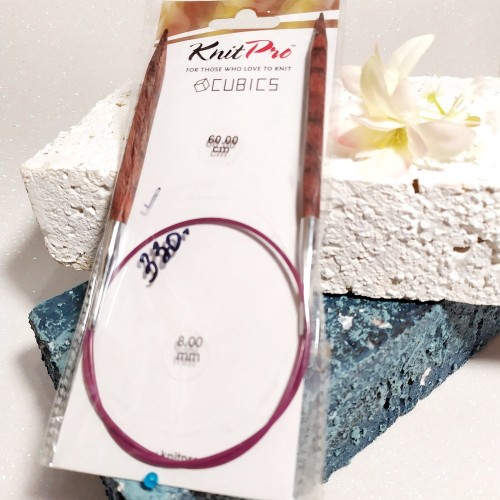 Спиці кругові Cubics KnitPro 8,0 мм 60см