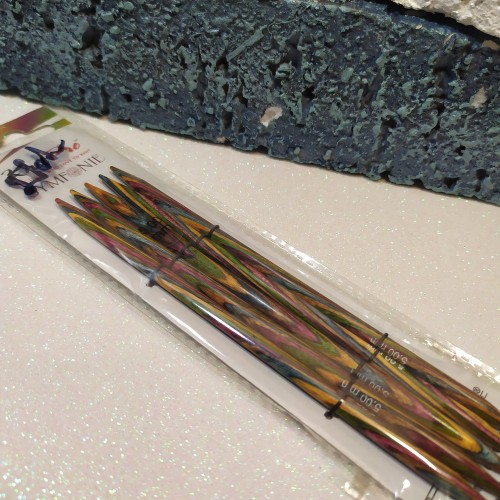 20111 Спиці шкарпеткові 20 см Symfonie Wood KnitPro 5,0