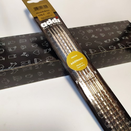 Спиці шкарпеткові Addi Novel Quintett 4,5 мм 20 см