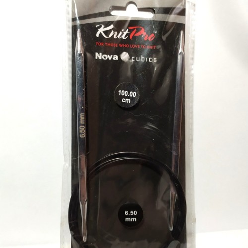 12222 Спиці кругові Nova Cubics Knitpro 100см 6,5мм,100см