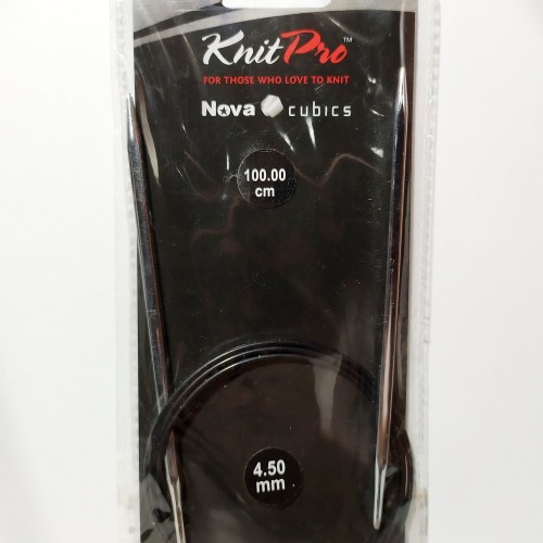 12218 Спиці кругові Nova Cubics Knitpro 100 см 4,5 мм