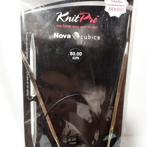 12179 Спиці кругові Nova Cubics Knitpro 5,0 мм, 60см