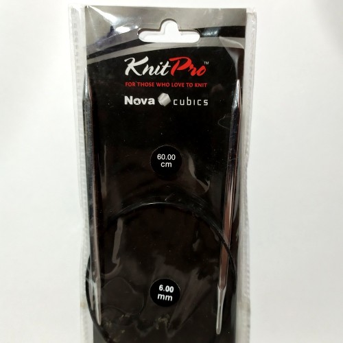 12181 Спиці кругові Nova Cubics Knitpro 60см 6,0мм
