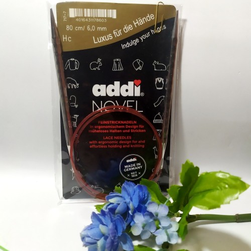 Спиці Addi Novel 6,0 мм 80см