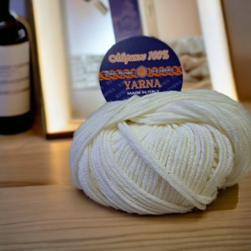 Yarna Merinos 100% 7800 молоко, молоко
