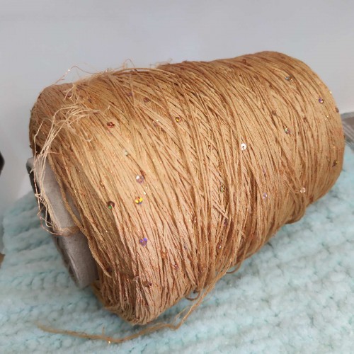 Filati Naturali 100% льон + паєтка