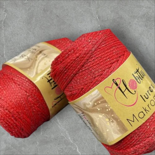 Пряжа Macrome Lurex Hobitu 100