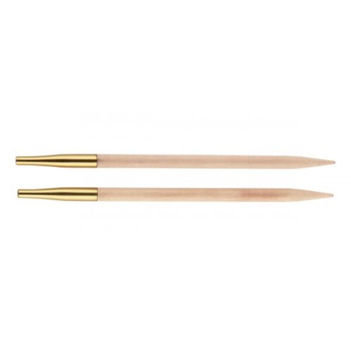 35659, Спиці знімні короткі Basix Birch Wood KnitPro, 6.00 мм