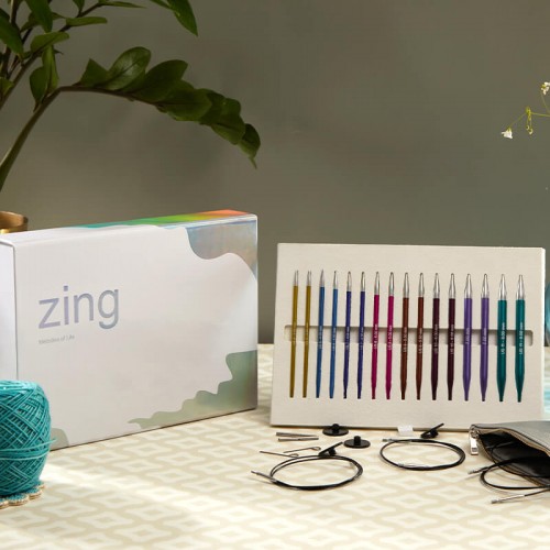 47412 Подарунковий набір знімних кругових спиць Melodies of Life Zing KnitPro (ex47411)