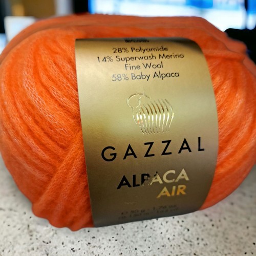 Gazzal Alpaca Air 93 помаранчевий