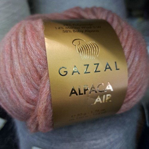 Gazzal Alpaca Air 94 темна пудра