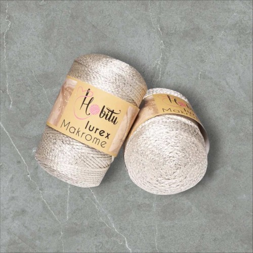 Пряжа Macrome Lurex Hobitu 016