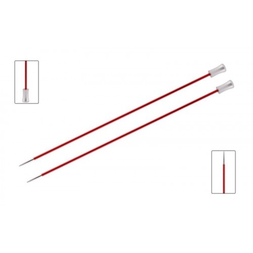 47247, Спиці прямі 25 см Zing KnitPro, 9.00 мм