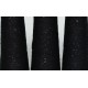 Infinity yarn 011 - Чорний + матова паєтка на коттоні 3мм