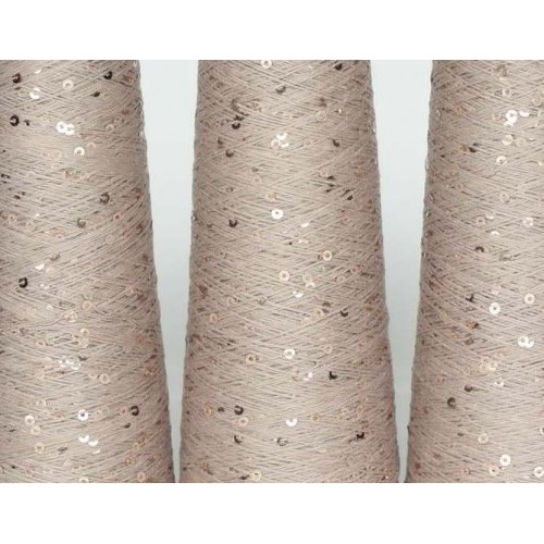 Infinity yarn 071 - Мокко + пудра 3мм