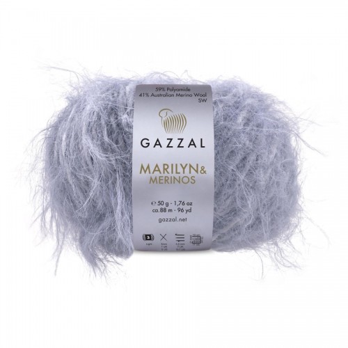 Gazzal Marilyn & Merinos 8276 сірий попіл