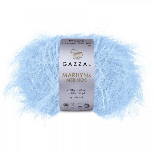Gazzal Marilyn & Merinos 8279 св блакитний
