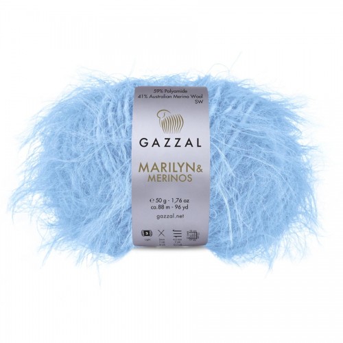 Gazzal Marilyn & Merinos 8280 блакитний