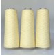 Infinity yarn 141 - Світло-жовтий+прозора паєтка паєтка на коттоні 3мм