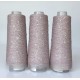 Infinity yarn 193 - Розова пудра+прозорий хамелеон паєтка на коттоні 3мм