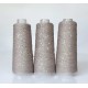 Infinity yarn 226 - Попіл+прозорий хамелеон паєтка на коттоні 3мм